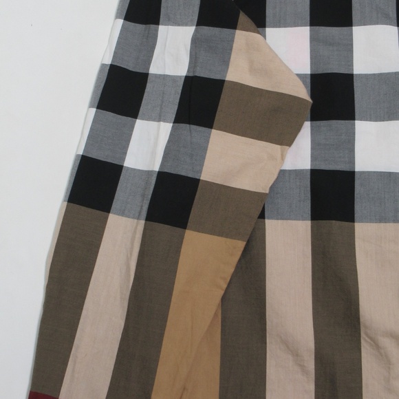 Burberry Men's Check Cotton Button Down Shirt Archive Beige Size XXL - Picture 4 of 12